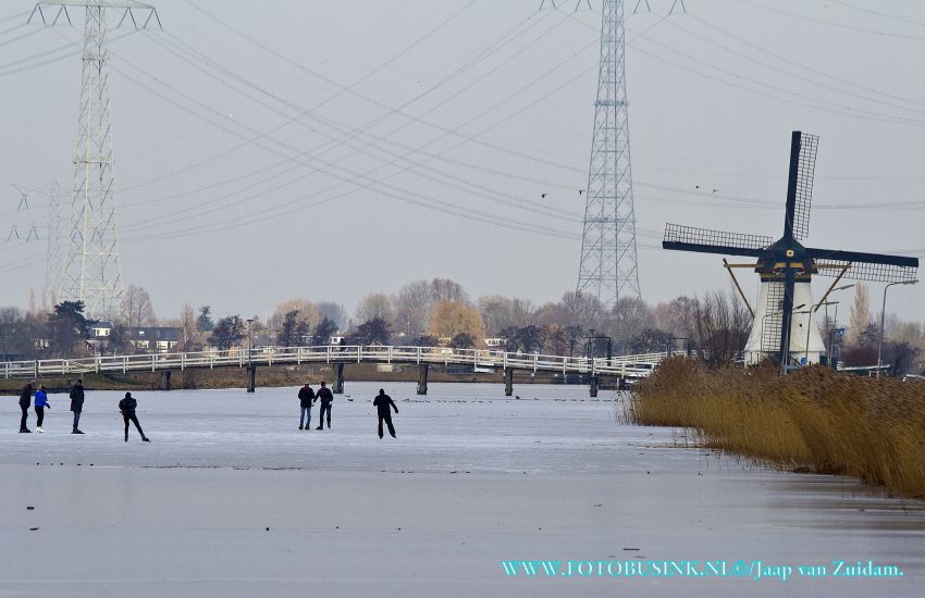 Schaatsen in Alblasserdam.