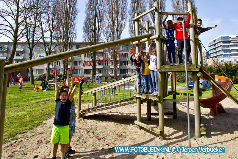 Feestelijke heropening speeltuin Wielwijk in Dordrecht.