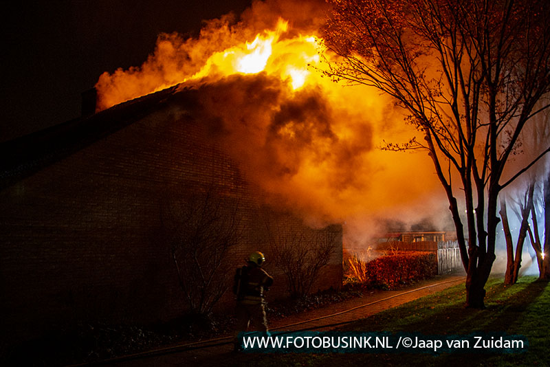 Brand in bejaardenwoning Zwijndrecht door vuurpijl