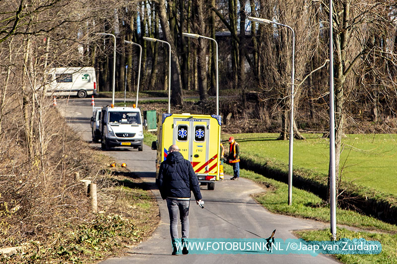 Medewerker groenvoorziening raakt gewond in het Noordpark in Zwijndrecht