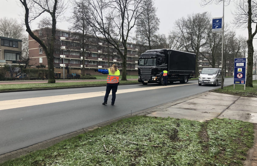 Overtreden inrijverbod Blauwe brug in Zwijndrecht