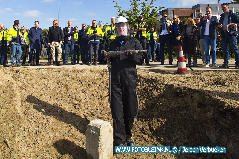 Officiële startsein gegeven voor de bouw van de nieuwe gemeentewerf in Papendrecht.