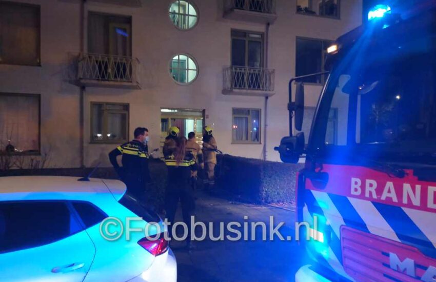 Binnenbrand krispijnseweg portiekflat Dordrecht