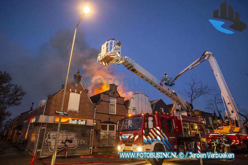 Grote uitslaande brand Sfinx Dordrecht