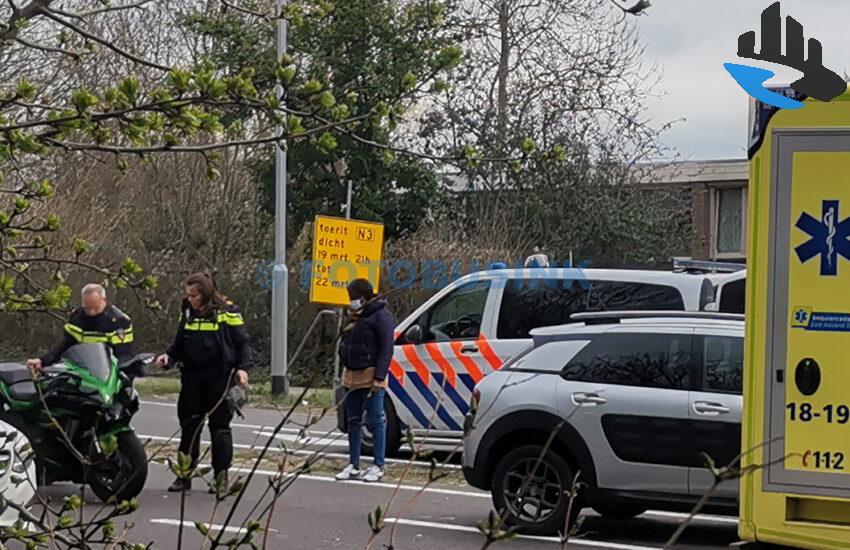 Ongeval met motor afrit N3 Staart