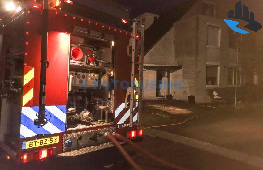 Binnenbrand woning Johanna Naber-erf in Dordrecht
