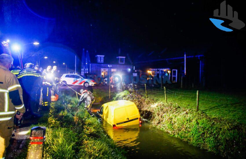 Auto te water Haaswijkweg-Oost Dordrecht, Bestuurder spoorloos