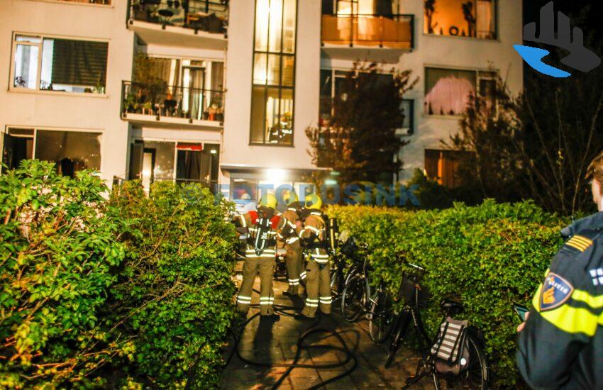 Brand portiekflat Willem Barentszstraat Dordrecht