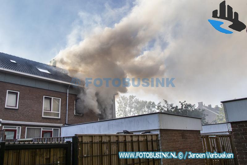 Woning in brand aan de Dorus Rijkersstraat in Dordrecht