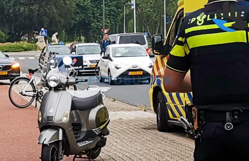 Ongeval fietser scooter Burg.Jansenlaan Zwijndrecht