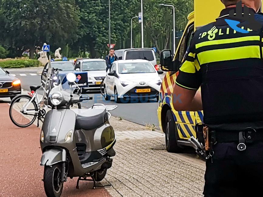 Ongeval fietser scooter Burg.Jansenlaan Zwijndrecht