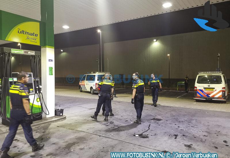 Twee aanhoudingen bij benzinestation BP aan de Laan Der Verenigde Naties in Dordrecht