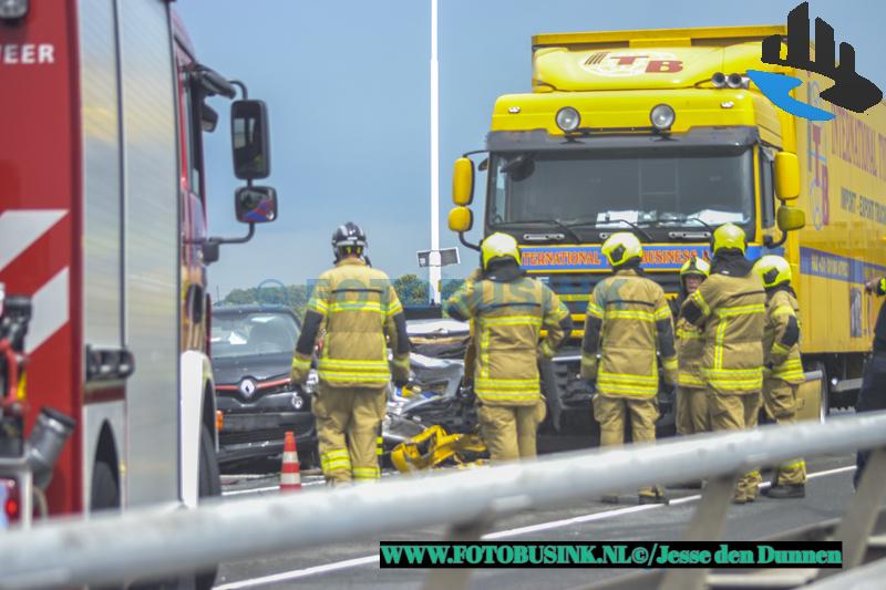 Ernstig ongeval op de brug over de Noord Alblasserdam