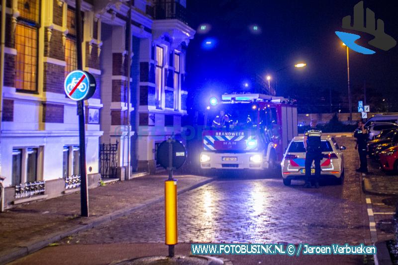 Brandweer opgeroepen voor woningbrand aan de Spuiweg in Dordrecht