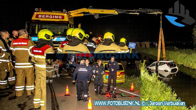 Hulpdiensten zoeken met drone naar vermiste bestuurder in Hoornaar