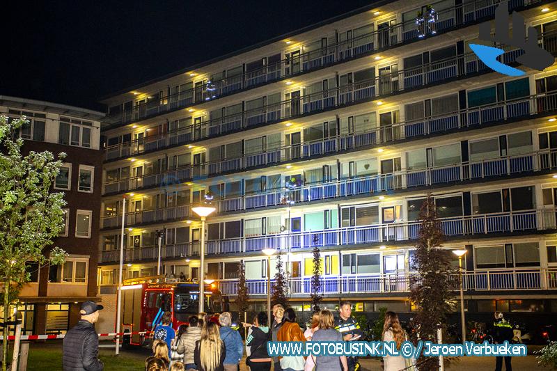 Middelbrand in flatwoning aan het Banckertplein in Hendrik-Ido-Ambacht