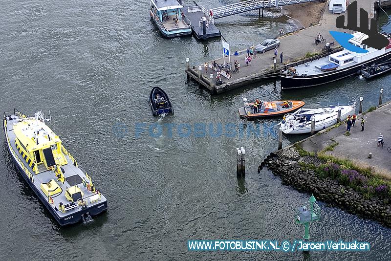 Aanvaring op de Oude Maas tussen vrachtschip en zeilboot