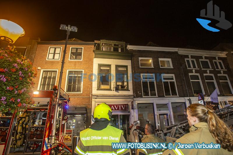 Grote brand aan de Westwagenstraat in het centrum van Gorinchem