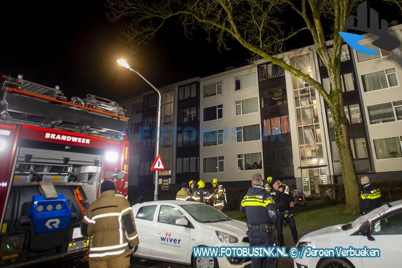 Brand in Portiekwoning aan de Groen van Prinstererweg in Dordrecht