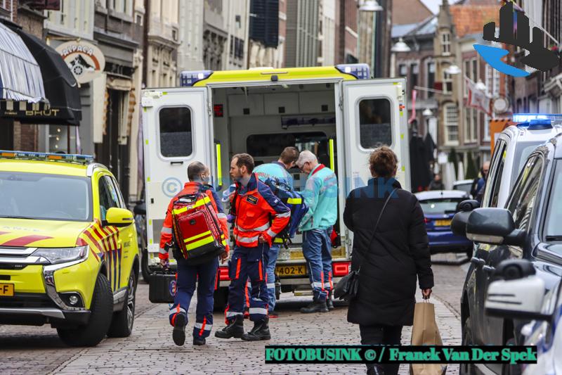 Steekpartij in Dordtse bibliotheek aan de Groenmarkt in Dordrecht