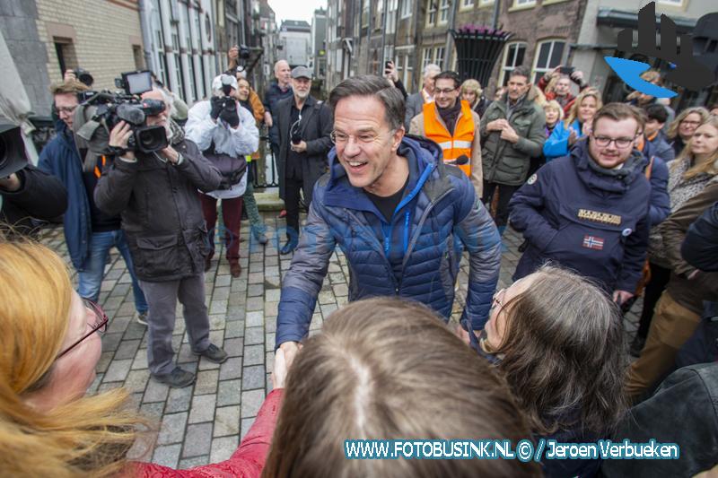 Mark Rutte op bezoek in Dordrecht voor aftrap VVD-campagne