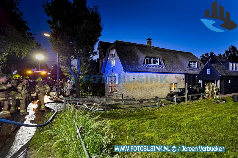 Frituurpan in brand aan de Gijbelandsedijk in Brandwijk