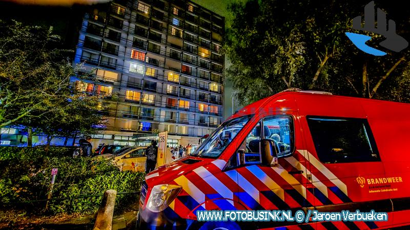 Aanhouding na grote brand aan de M.H. Trompweg in Dordrecht