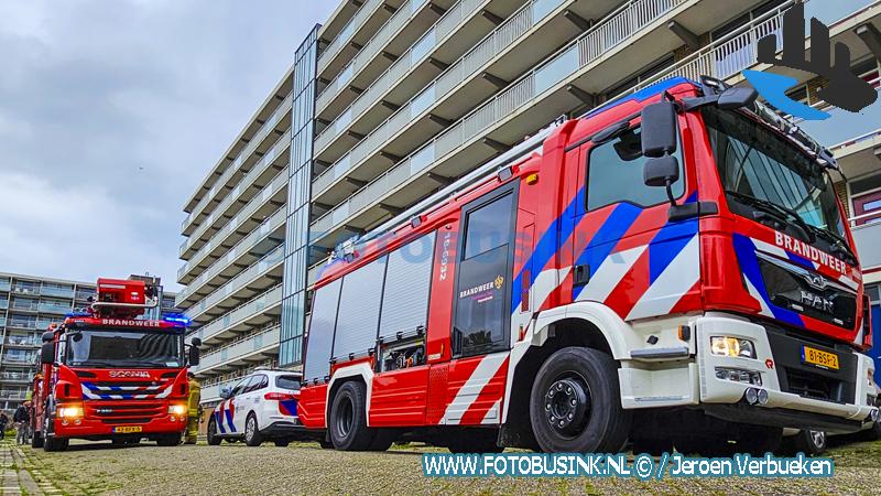 Brandweer opgeroepen voor een woningbrand aan de Constantijn Huygenslaan in Papendrecht