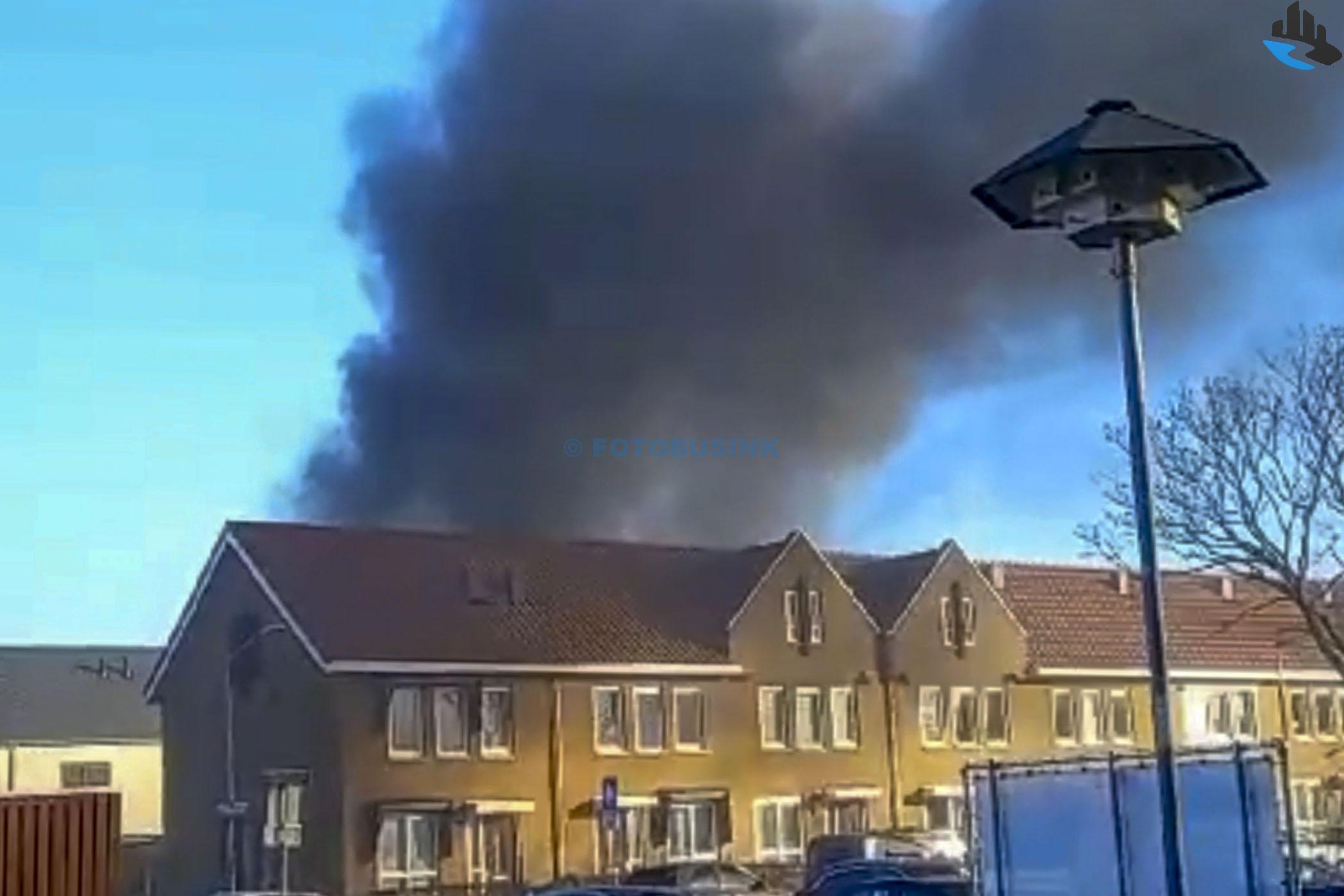 Flinke brand aan de Johan Willem Frisostraat in Dordrecht