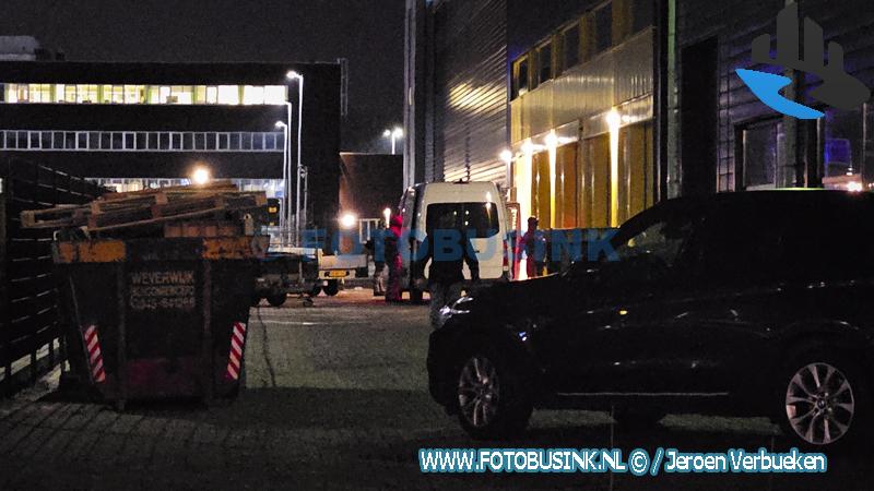 Inval DSI aan de Wattstraat in Zwijndrecht