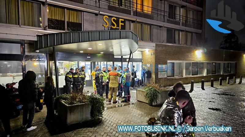 Woningbrand in het short stay facility aan de Maarten Harpertsz Trompweg in Dordrecht