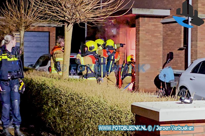 Woningbrand aan het Grimaldihof in Dordrecht