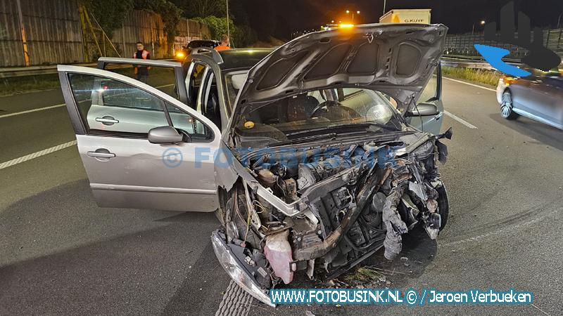 Flinke schade na ongeval op rondweg N3 in Dordrecht