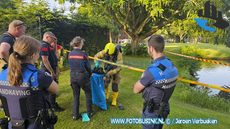 Jerrycan met gevaarlijke vloeistof in Dordtse woonwijk aangetroffen