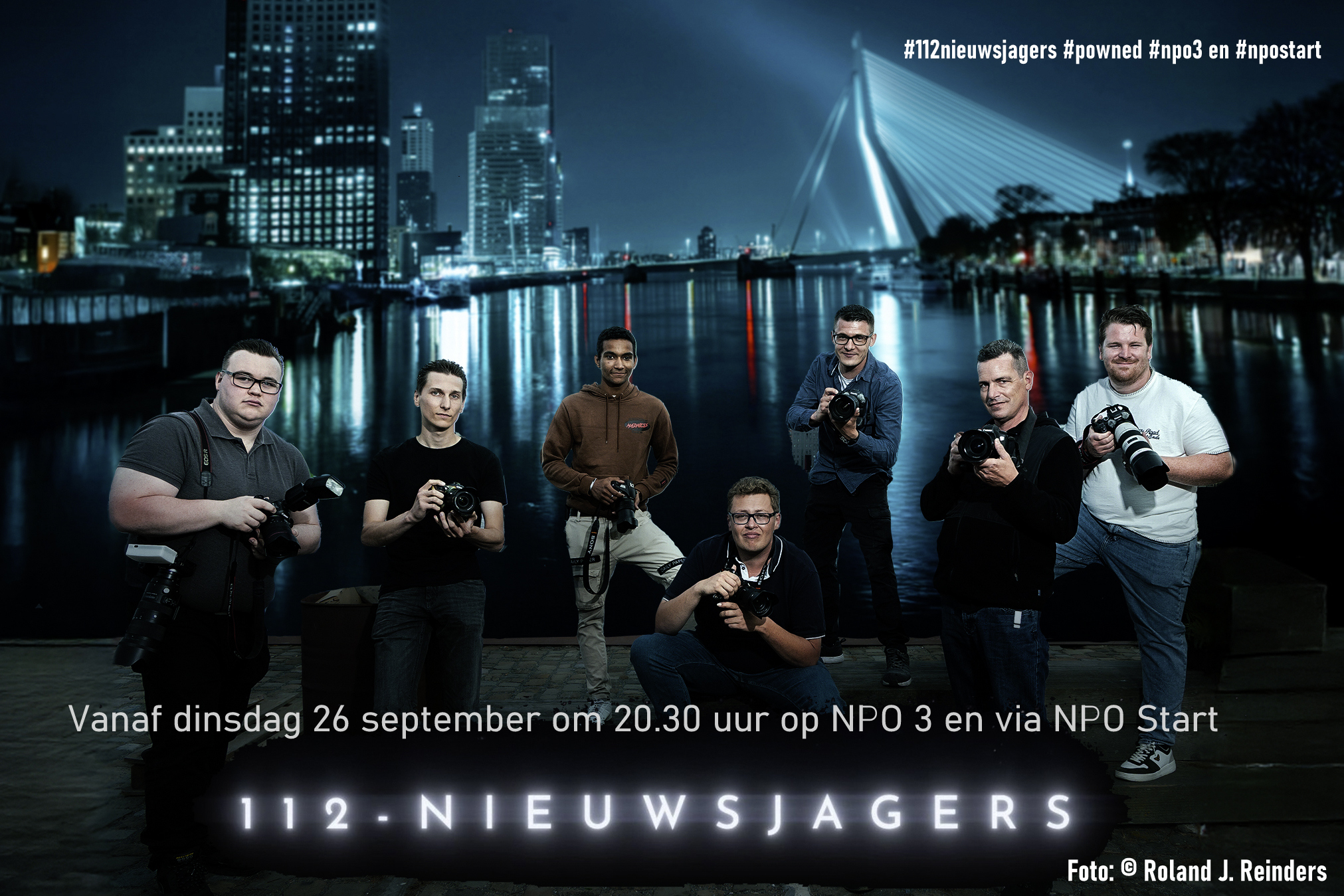Nieuwe PowNed-realityserie ‘112 Nieuwsjagers’ volgt persfotografen in hun jacht op nieuws