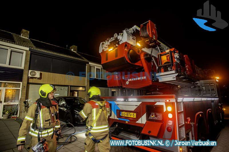 Woningbrand aan P.C. Hooftlaan in Papendrecht snel onder controle