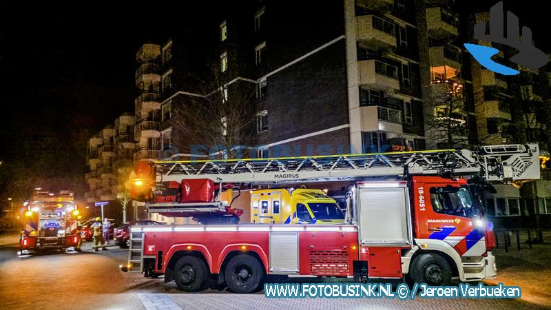 Hulpdiensten rukken uit voor woningbrand in Papendrecht