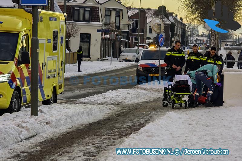 Voetganger gewond na val door gladheid in Dordrecht
