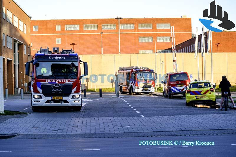 Brand in een cel van de penitentiaire inrichting De Dordtse Poorten in Dordrecht