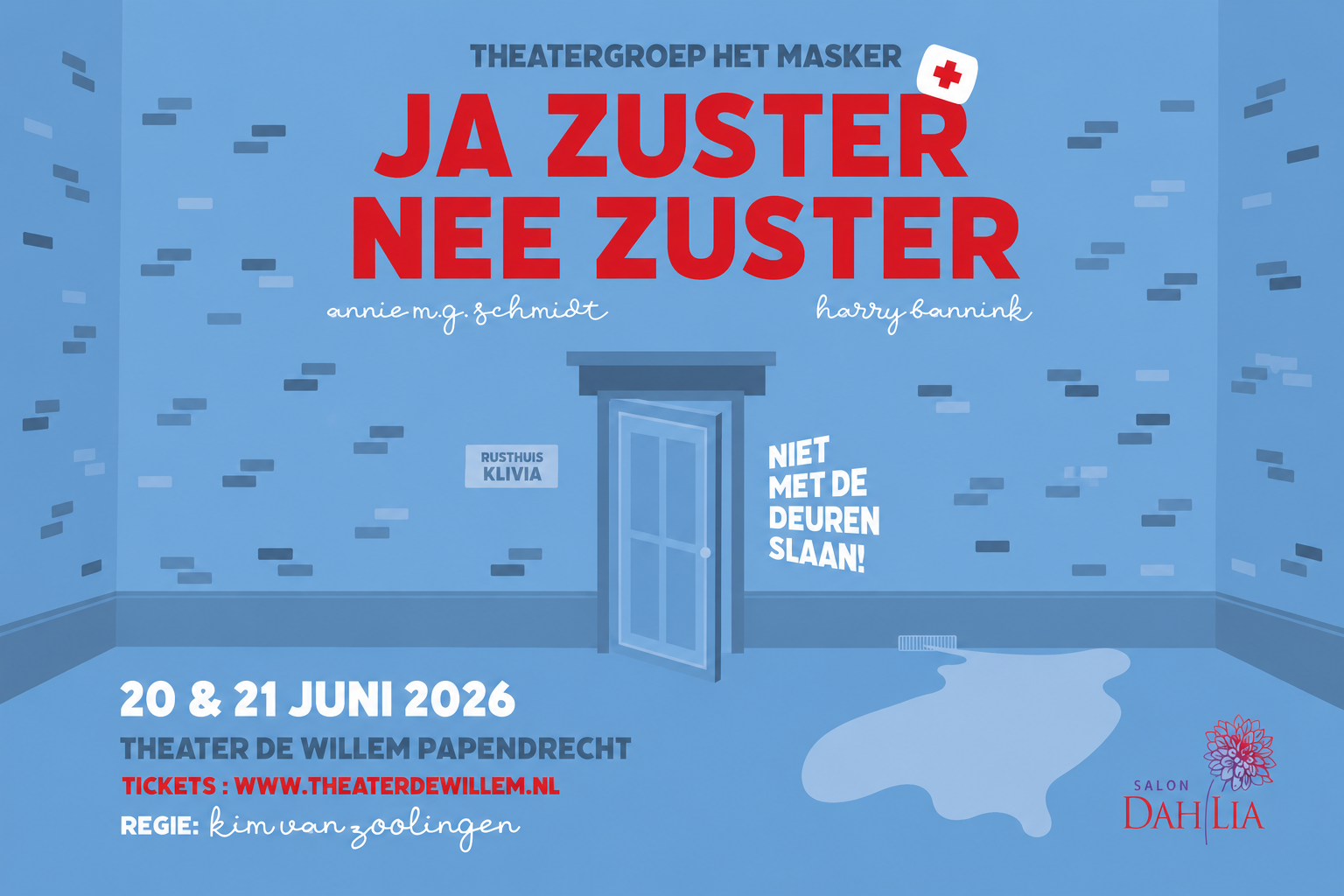 Theatergroep Het Masker brengt klassieker Ja zuster, nee zuster naar Theater De Willem